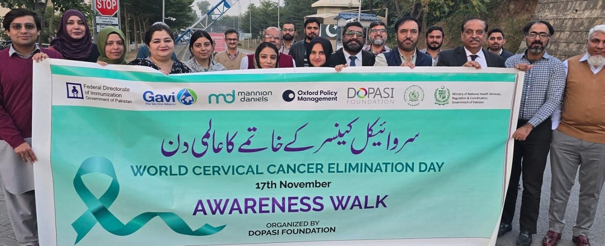 Pakistan joins the world in marking the inaugural World Cervical Cancer Elimination Day