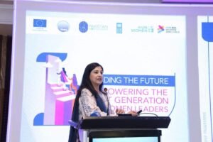 The Pakistan Women Leaders project funded by the European Union and jointly implemented by UN Women and the United Nations Development Programme, in partnership with the Trust for Democratic Education and Accountability (TDEA), launched its flagship Mentorship Programme, “Leading the Future: Empowering Women Through Mentorship in Political Leadership,” in Islamabad today